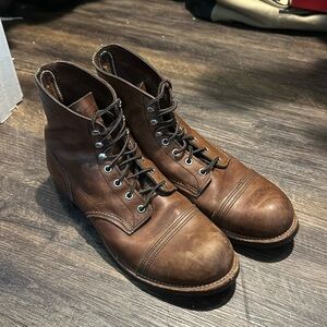 Red Wing Iron Ranger 6 inch Boot Amber - 11.5